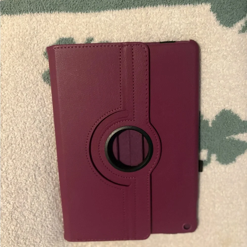 iPad 9th generation elegant Purple Tablet Case with Floral Design (2 included)
